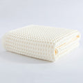 Waffle Weave Bath Towel – Lightweight & Quick-Dry Milky 27.5"x55"
