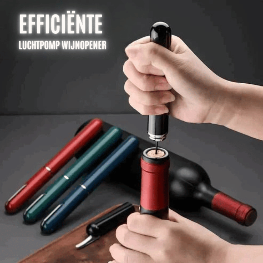 Air Pressure Wine Corkscrew - Effortless Cork Removal