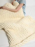 Chunky Knit Weighted Throw Blanket