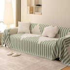 Cotton Chenille Sofa Throw with Non-Slip Design