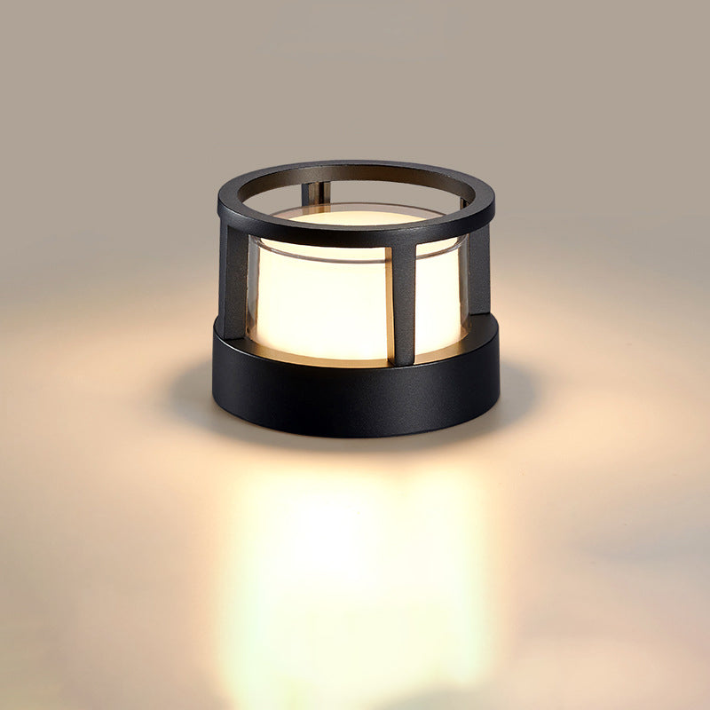 Waterproof LED Landscape Light - Aluminum Square Design Round - Without Cover