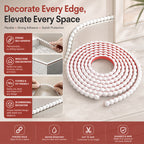 Self-Adhesive Decorative Bead Trim - No-Drill Installation