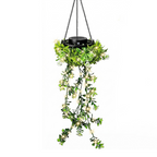 Solar Ivy Hanging Planter with LED Lights