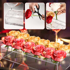 Clear Acrylic Flower Vase with Individual Stem Holes