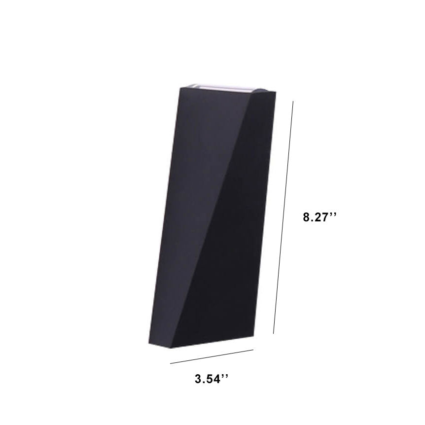 Waterproof LED Wall Light with Dual Beams