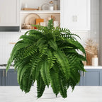 Realistic Artificial Boston Fern with 88 Branches
