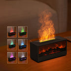 Flame Effect Diffuser with LED Fireplace Ambiance