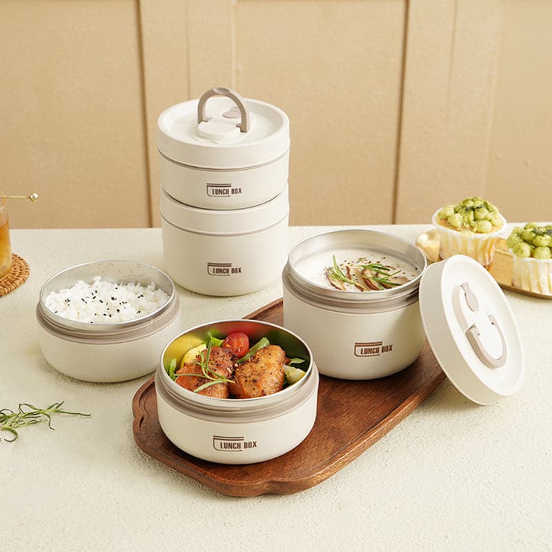 Insulated Lunch Box Set with Vacuum Seal