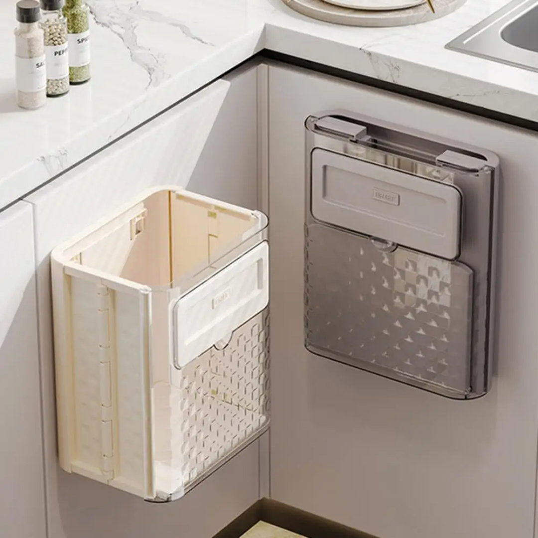 Hanging Trash Bin for Kitchen Cabinets