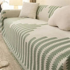 Cotton Chenille Sofa Throw with Non-Slip Design