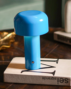 Modern Mushroom Table Lamp with Bell-Shaped Shade