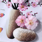 3D Floral Vase Wall Decals with Butterflies