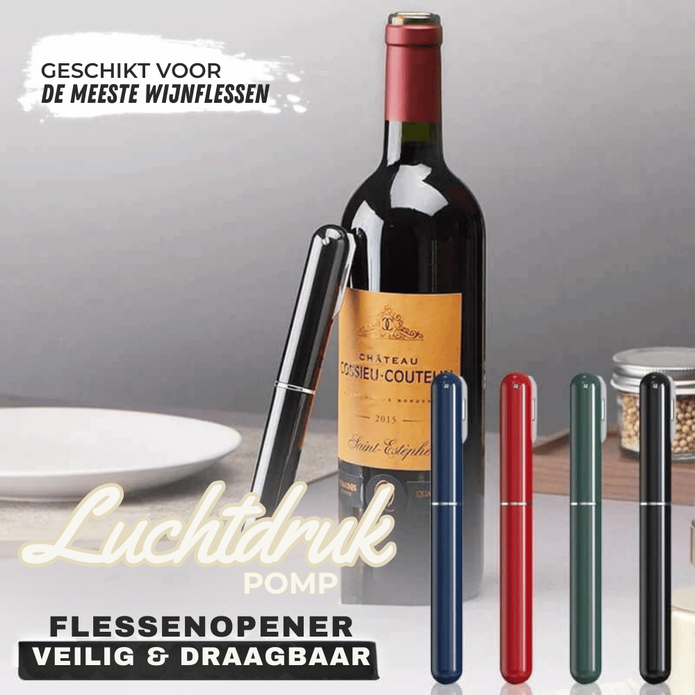 Air Pressure Wine Corkscrew - Effortless Cork Removal