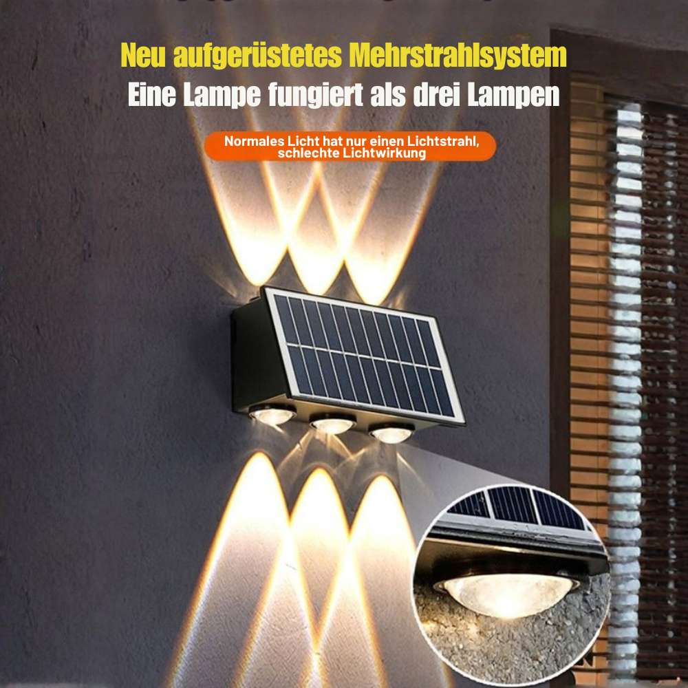 Solar Wall Light with Motion Sensor – Automatic Outdoor Lighting
