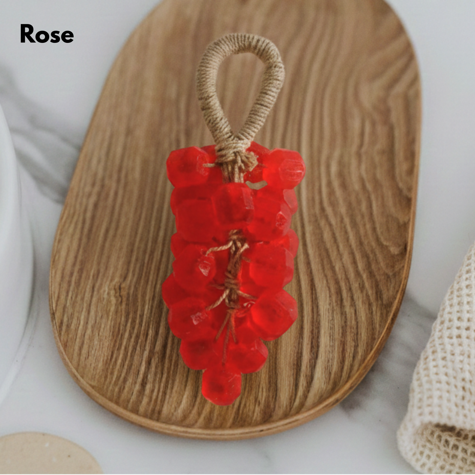 Handmade Grape Soap with Plant Oils – Decorative Hand Soap Rose