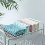 Waffle Weave Bath Towel – Lightweight & Quick-Dry