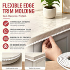 Self-Adhesive Decorative Bead Trim - No-Drill Installation