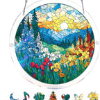 Stained Glass Sun Catcher - Shatterproof Acrylic Window Art