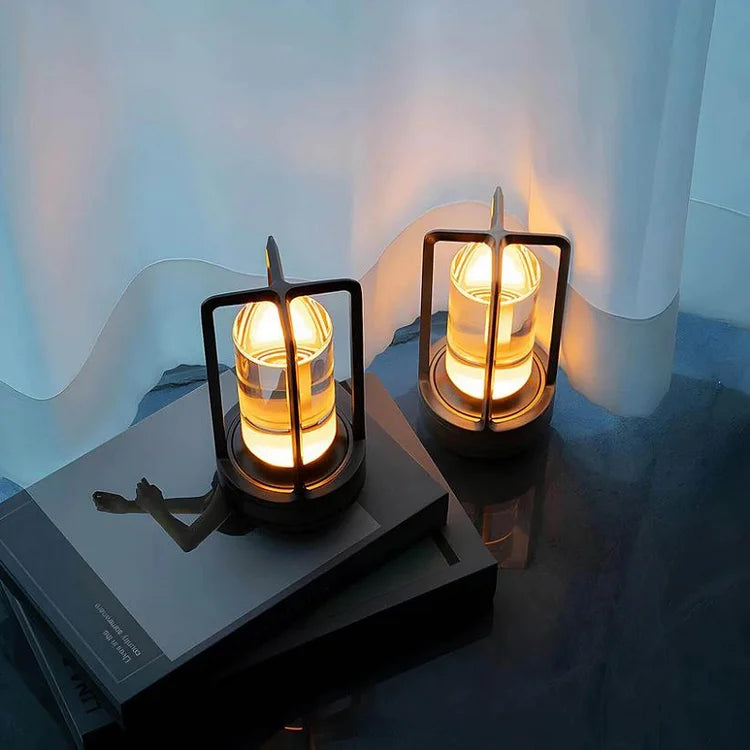Modern Crystal Lantern with Touch Control
