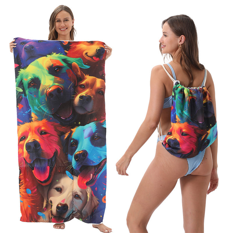 Beach Towel Backpack – 2-in-1 Convertible Design