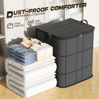 Foldable Storage Bags with Reinforced Handles - Set of 2