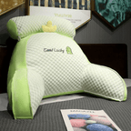 Reading Pillow with Cooling Cover – Ergonomic Backrest Dinosaur