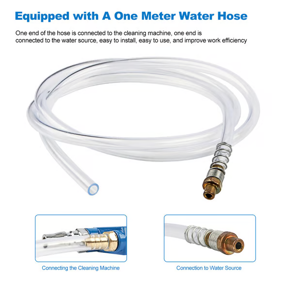 Air Pressure Gun with Long Nozzle - Cleans Hard-to-Reach Areas
