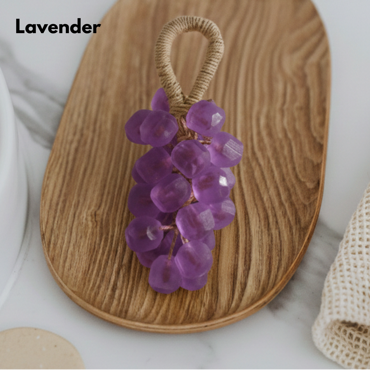 Handmade Grape Soap with Plant Oils – Decorative Hand Soap Lavender