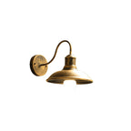 Industrial Wall Sconce with Curved Arm