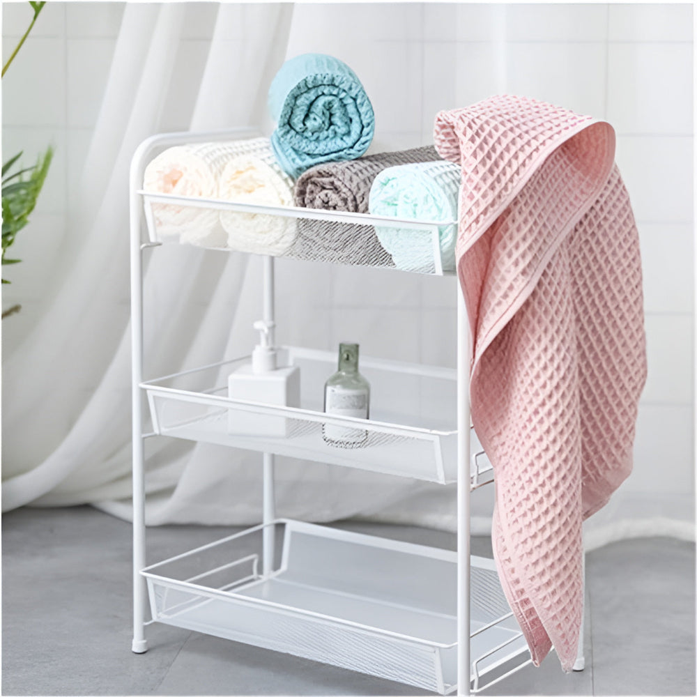 Waffle Weave Bath Towel – Lightweight & Quick-Dry