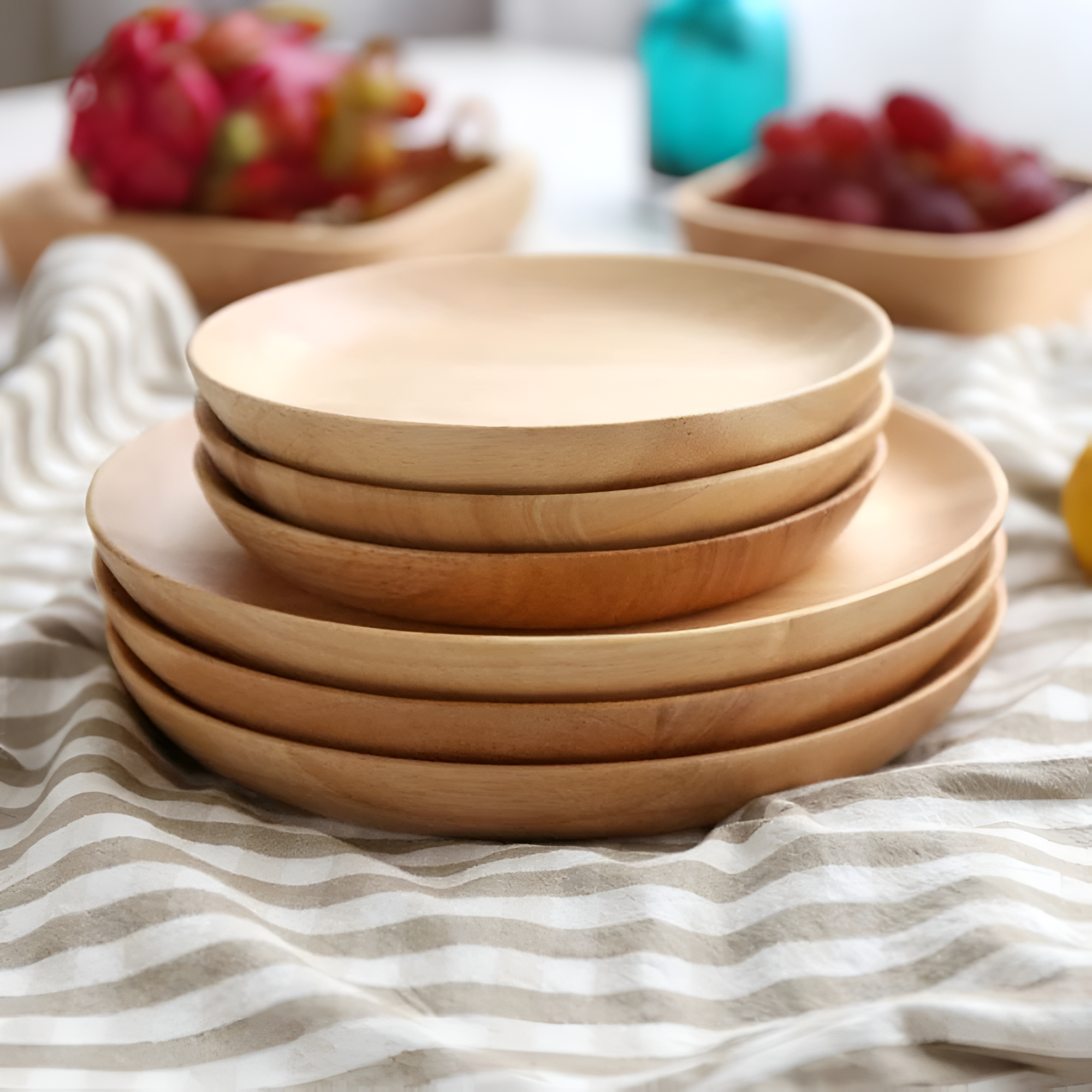Handcrafted Walnut Wood Serving Plate