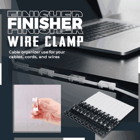 Cable Organizer Clips with Adhesive Backing