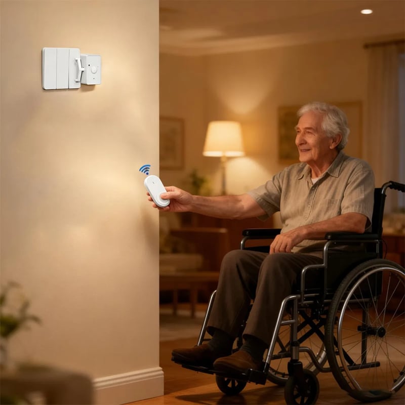 Wireless Light Switch Remote Control - No Wiring Required