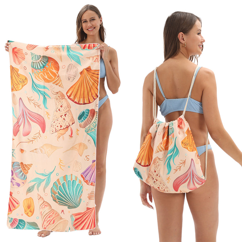 Beach Towel Backpack – 2-in-1 Convertible Design