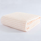 Waffle Weave Bath Towel – Lightweight & Quick-Dry Light Pink 27.5"x55"