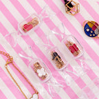 Clear Candy-Shaped Jewelry Storage Boxes - Set of 10