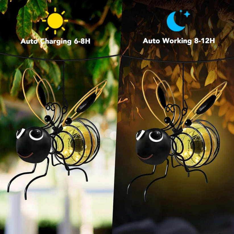 Solar Bee Light - Hanging Garden Decoration