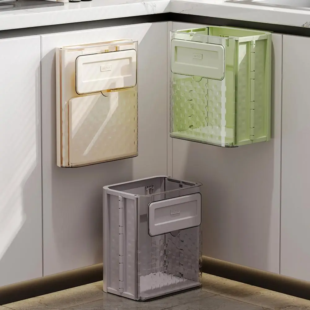 Hanging Trash Bin for Kitchen Cabinets