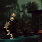 Solar Hanging Light with Celestial Design