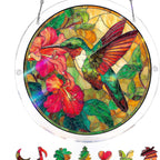 Acrylic Window Catcher with Stained Glass Design