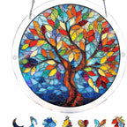 Stained Glass Sun Catcher - Shatterproof Acrylic Window Art