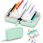 Waterproof Pill Organizer with 14 Removable Pouches