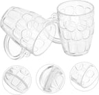 Mini Beer Mug Shot GlassesClear Plastic Steins - 50 pieces