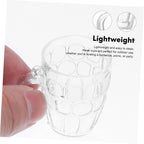 Mini Beer Mug Shot GlassesClear Plastic Steins - 50 pieces