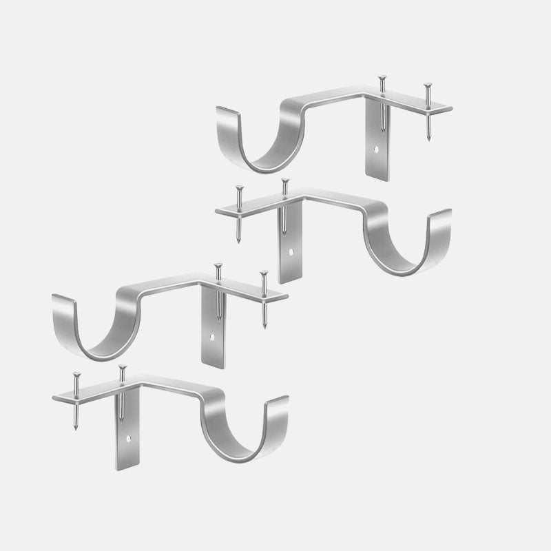 No-Drill Curtain Rod Brackets for Heavy Drapes