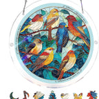 Stained Glass Sun Catcher - Shatterproof Acrylic Window Art
