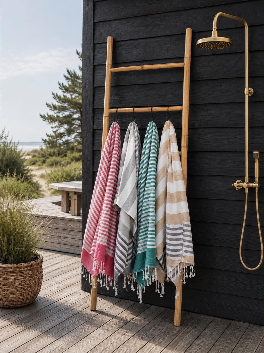 Hammam Turkish Towel with Tassels