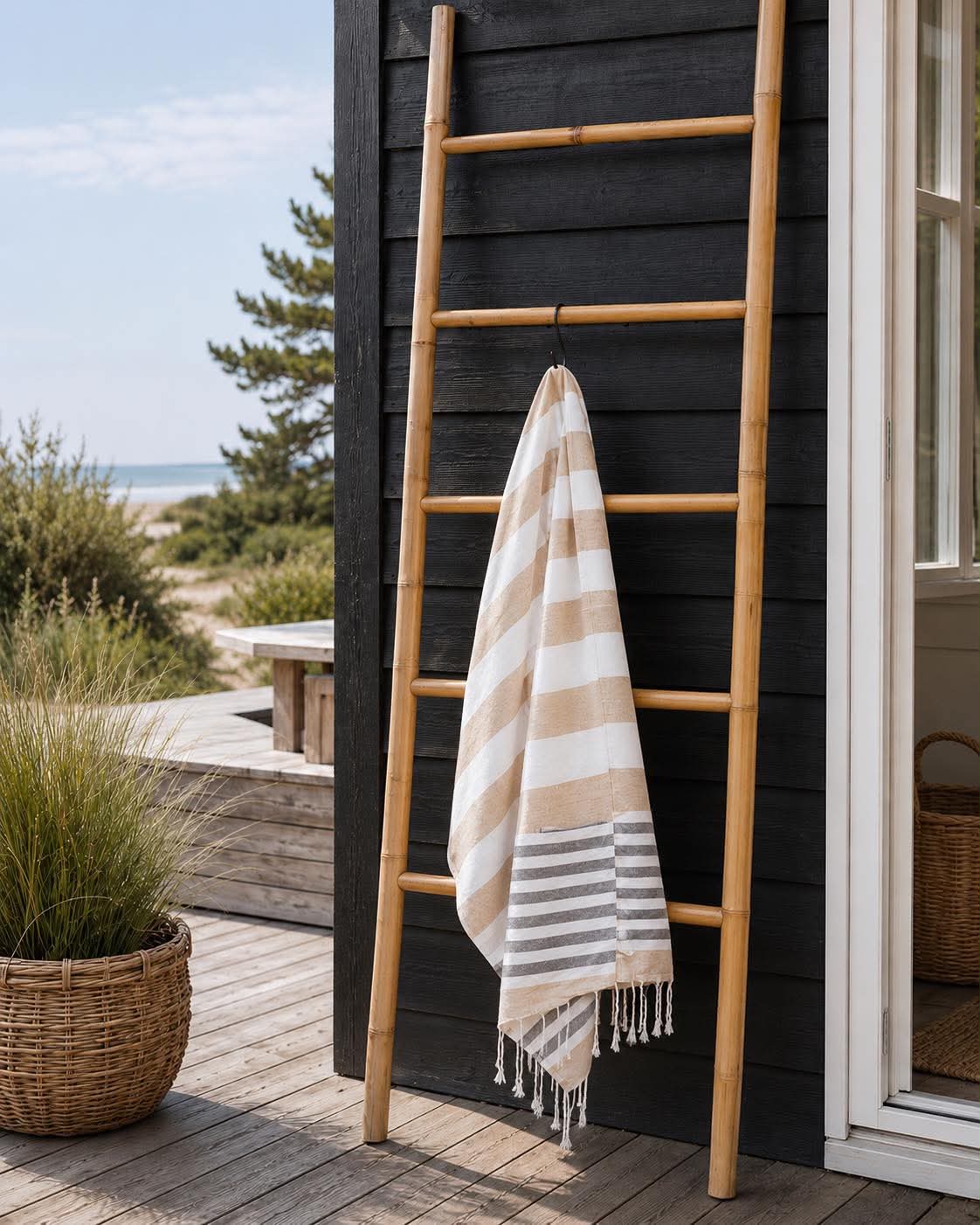 Hammam Turkish Towel with Tassels