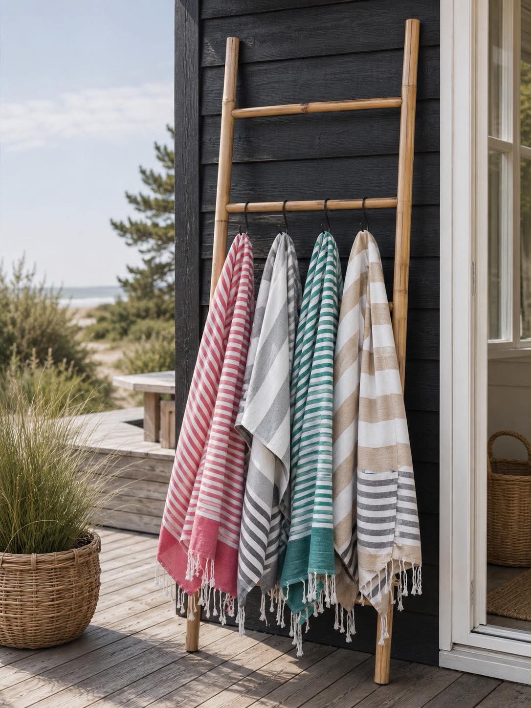 Hammam Turkish Towel with Tassels