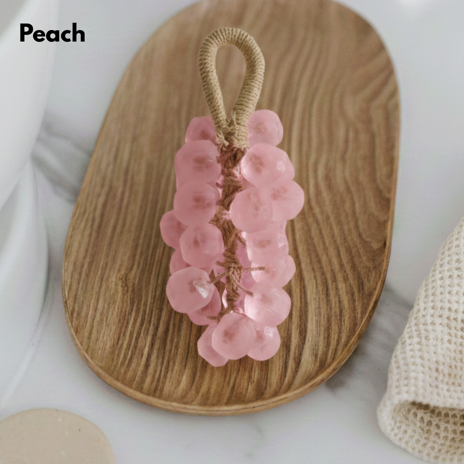 Handmade Grape Soap with Plant Oils – Decorative Hand Soap Peach